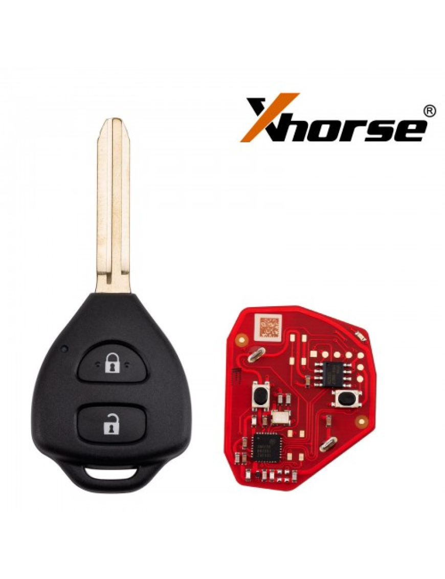 Xhorse XKTO25EN Universal Remote Key – 2 Buttons, Toyota Style (2nd Generation) Xhorse XKTO25EN Universal Remote Key – 2 Buttons, Toyota Style (2nd Generation)