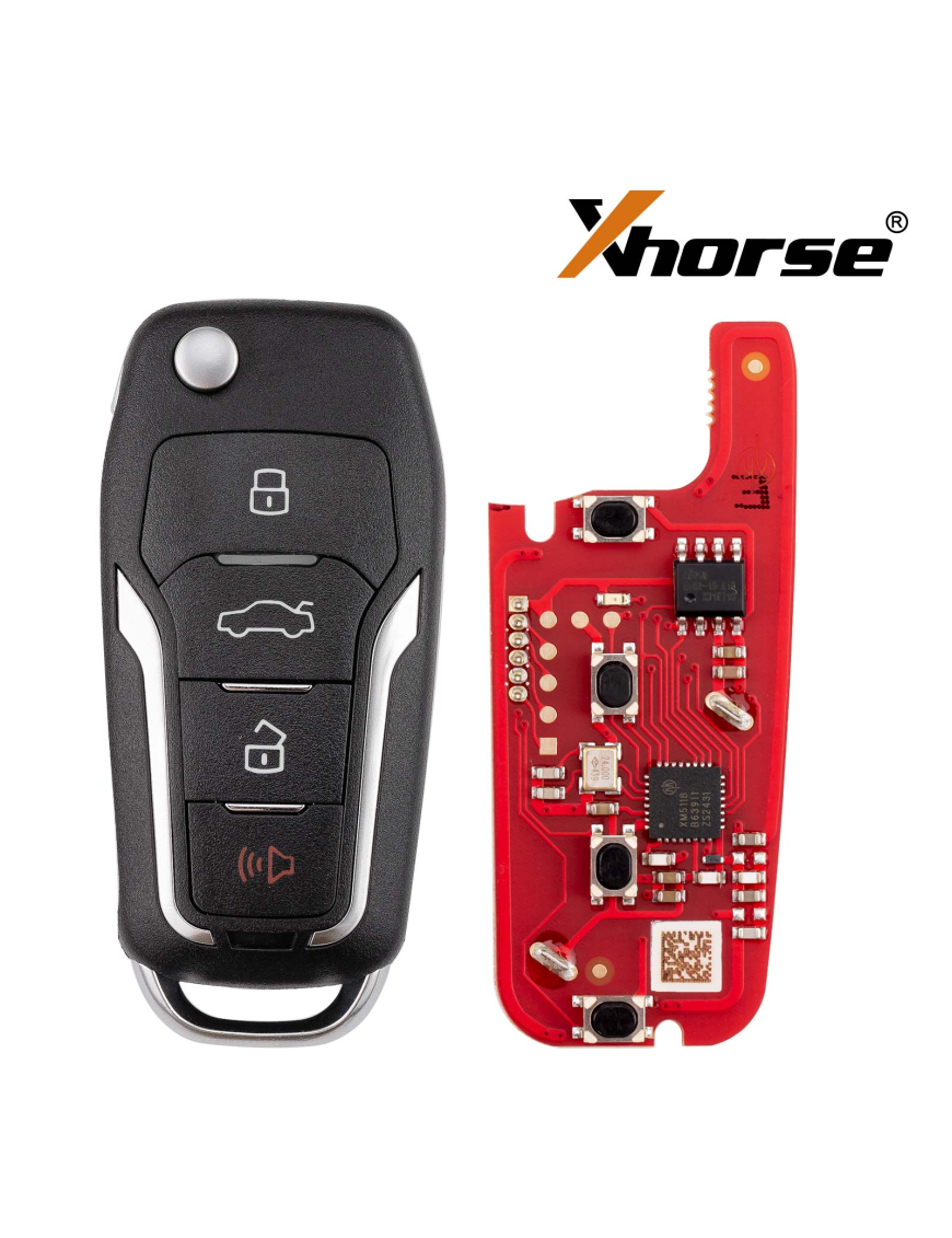 Xhorse XKFO21EN Universal Remote Key – 4 Buttons Ford Style (2nd Generation) Xhorse XKFO21EN Universal Remote Key – 4 Buttons Ford Style (2nd Generation)
