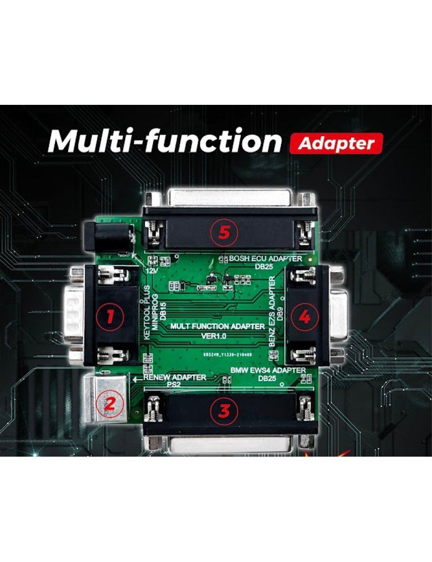 Xhorse XDKP30 Multi Function Adapter BOSH ECU + Benz EZS + EWS4 + Renew 4 in 1 for VVDI Key Tool Plus and Mini Prog Xhorse XDKP30 Multi Function Adapter BOSH ECU + Benz EZS + EWS4 + Renew 4 in 1 for VVDI Key Tool Plus and Mini Prog