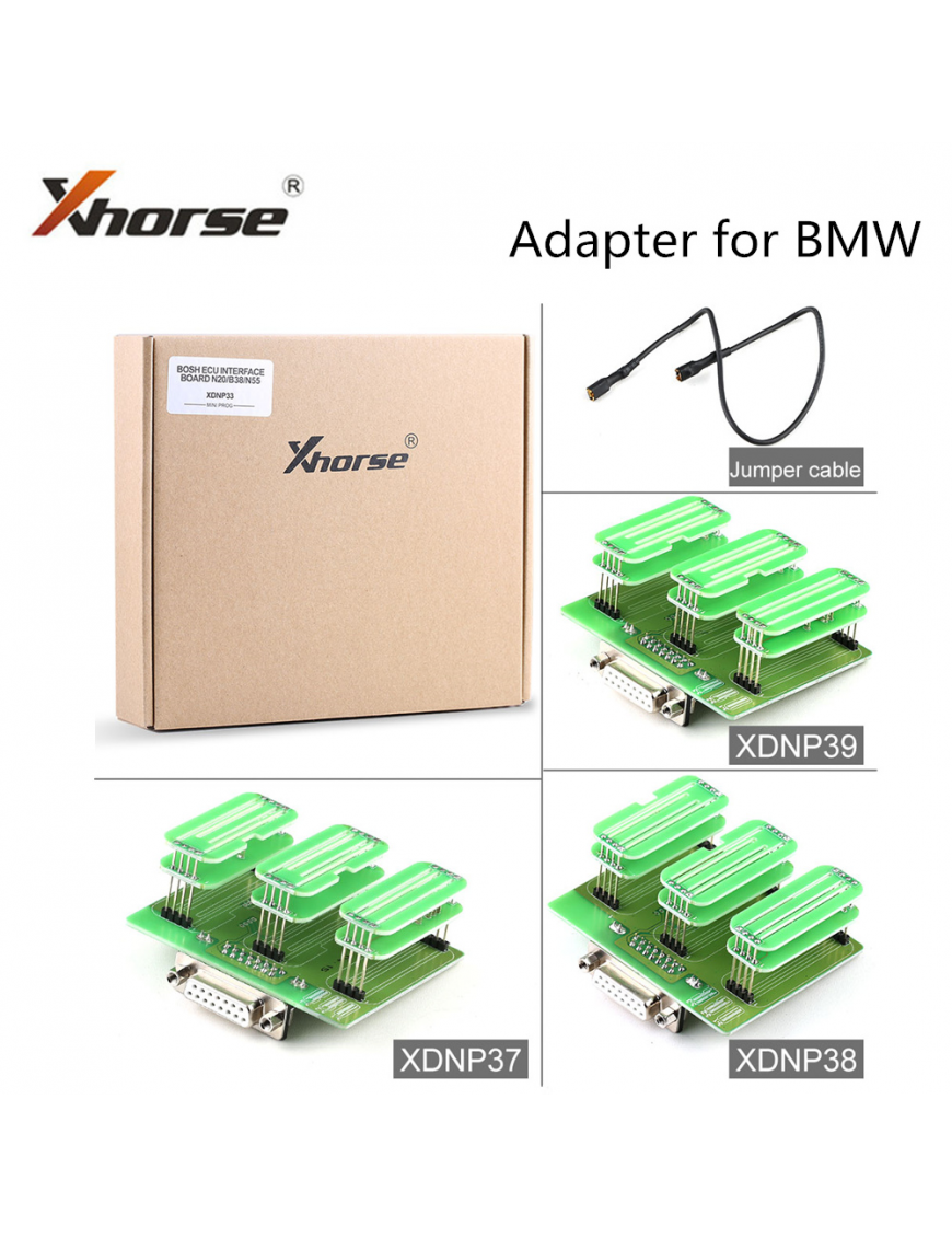 Xhorse XDNP33 Adapter for BMW N20 B38 N55 ECU Interface Board set 3pcs (XDNP37 XDNP38 XDNP39) Xhorse XDNP33 Adapter for BMW N20 B38 N55 ECU Interface Board set 3pcs (XDNP37 XDNP38 XDNP39)