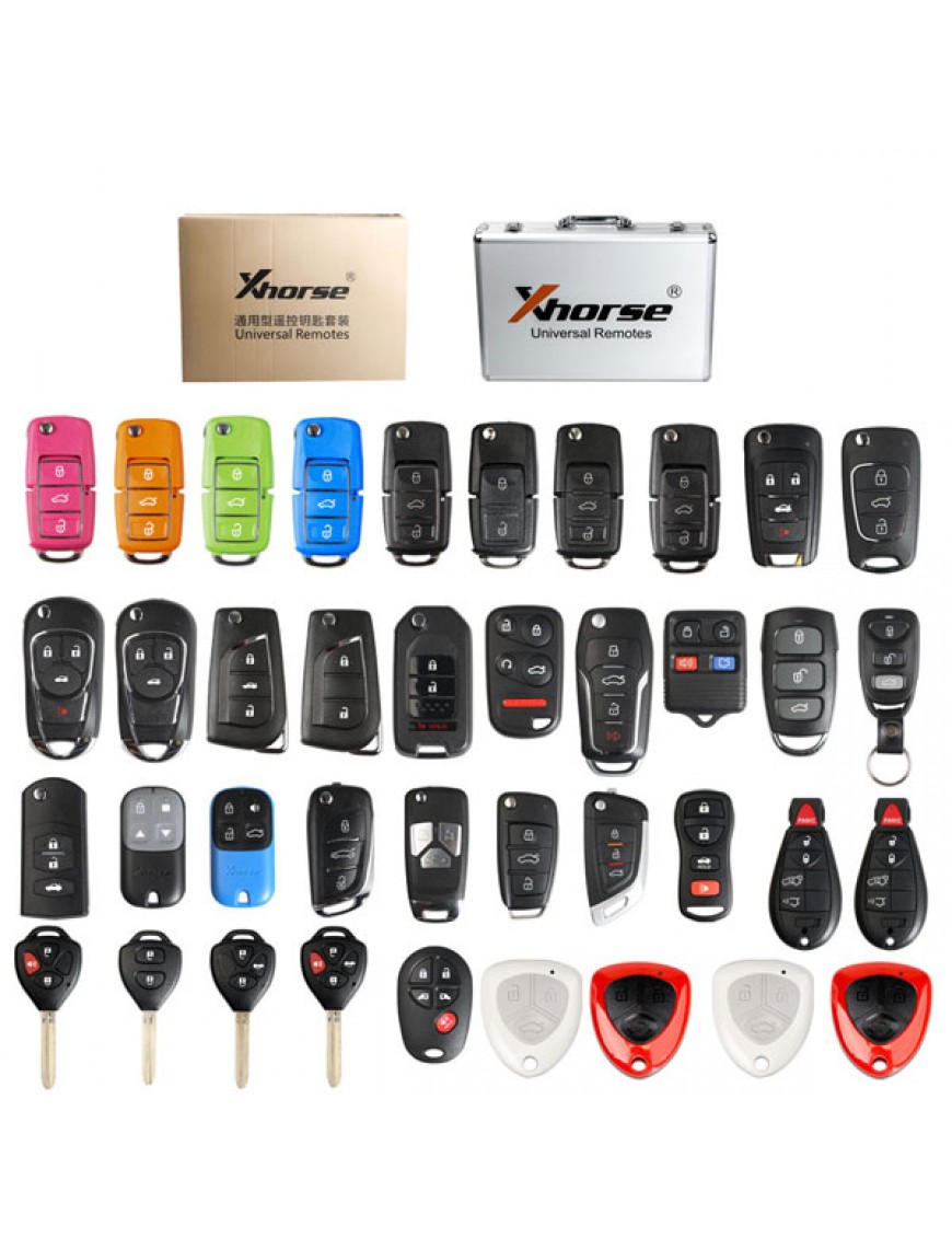 Xhorse Universal Remote Key Full Set 39 Pieces English Version work with VVDI Key Tool/VVDI2 Xhorse Universal Remote Key Full Set 39 Pieces English Version work with VVDI Key Tool/VVDI2