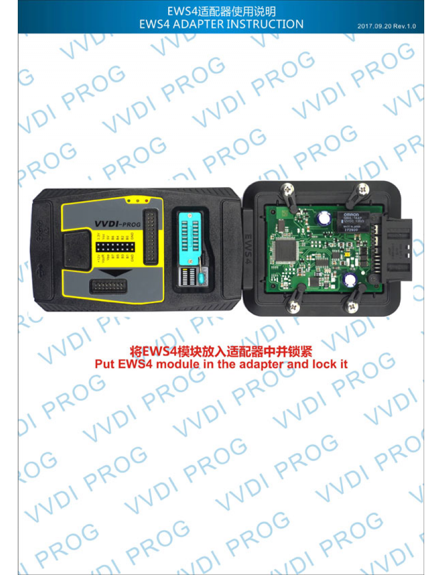 Xhorse EWS4 Adapter for VVDI Prog and VVDI Key Tool Plus Programmer Xhorse EWS4 Adapter for VVDI Prog and VVDI Key Tool Plus Programmer