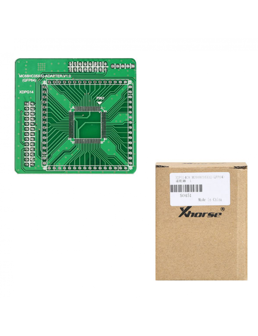 Xhorse XDPG14CH MC68HC05X32(QFP64) Adapter for VVDI Prog Xhorse XDPG14CH MC68HC05X32(QFP64) Adapter for VVDI Prog